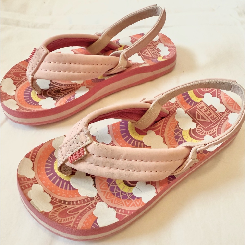Reef Little Ahi Toddler Sandals Size 7/8
